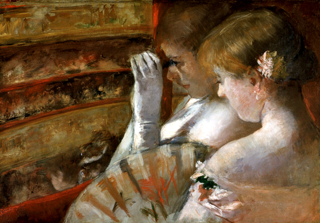 In the Box, 1879 - Mary Cassatt Painting on Canvas